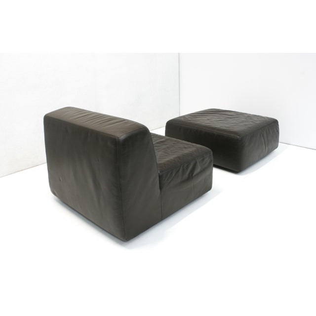 Leather Jeep Modular Sofa by Anita Schmidt for Durlet, 1970s, Set of 5 For Sale - Image 10 of 18