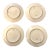 Early 20th Century Limoges Porcelain “Old Abbey” dinner plates. Set of 4. A beautiful set of 4 hand painted, scalloped and...