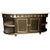 Jansen Hollywood Regency Sideboard, Console, Ebony W Marble Top and Bronze Deco For Sale - Image 13 of 13