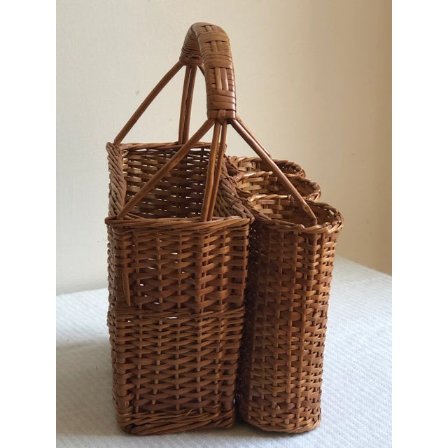 Large French-Style Wine & Cheese Picnic Basket For Sale - Image 10 of 13