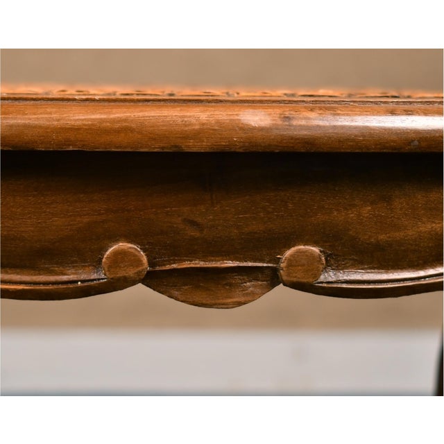 Late 19th Century Late 19th Century Walnut Caned Seat Footstools - A Pair For Sale - Image 5 of 5