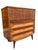 Mid Century Modern Vintage Tall Dresser High Boy in Albert Parvin Style Sculpted Design Stunning design! Lots of storage...