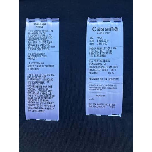 Set of 5 Cassina Hola Leather Chairs designed by Hannes Wettstein For Sale - Image 12 of 12
