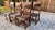 French Set of 6 Antique Late 1800s French Henri II Walnut Dining Chairs With Leather Upholstery For Sale - Image 3 of 12