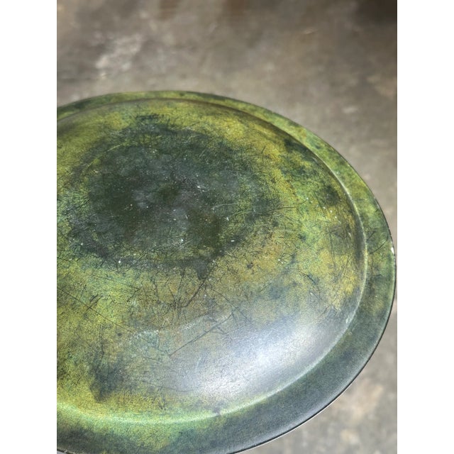 1960s Modernist Bronze Low Bowl, Sweden For Sale - Image 9 of 9