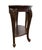 Brown American Drew Bob Mackie Home Classics Traditional Style 60" Demilune Accent Sofa Table W. Glass Top 583-927 For Sale - Image 8 of 9