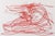Raymond MORETTI (1931-2005) Rimbaud's Illuminations in Red Original color silkscreen print Signed in pencil Printed by...