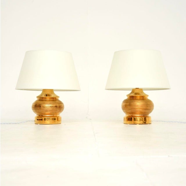 Vintage Italian Ceramic Table Lamps from Bitossi, 1970, Set of 2 For Sale - Image 9 of 9