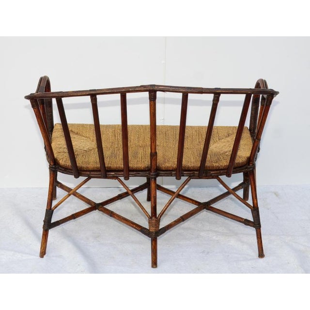 Bamboo and Rope Sofa, 1950s For Sale - Image 13 of 15