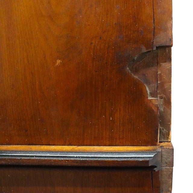 Rare Antique Victorian Egyptian Revival Figural Carved Walnut Secretary C1880 For Sale - Image 15 of 18