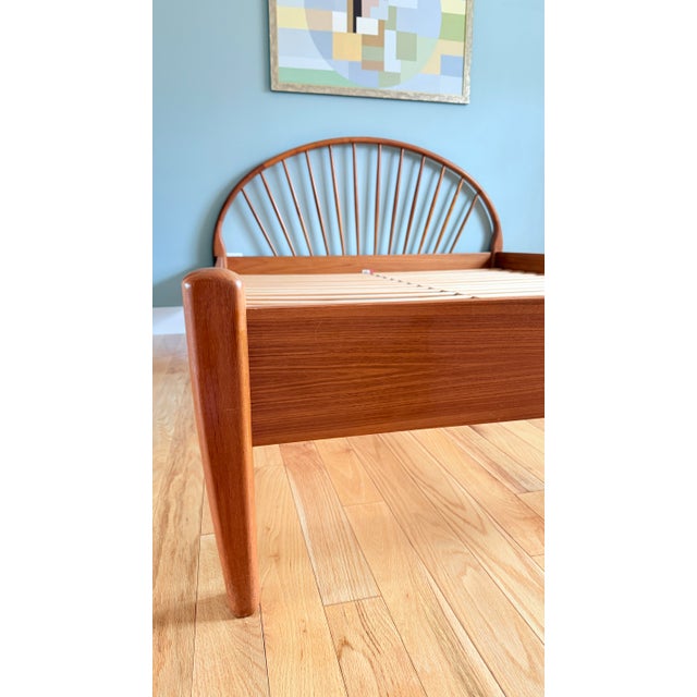 Jesper International 1960s MCM Danish Teak Platform Bed by Jespersen of Denmark For Sale - Image 4 of 12