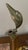 Glass 1930s Art Deco Amber Glass and Brass-Mounted Swan Decanter For Sale - Image 7 of 8