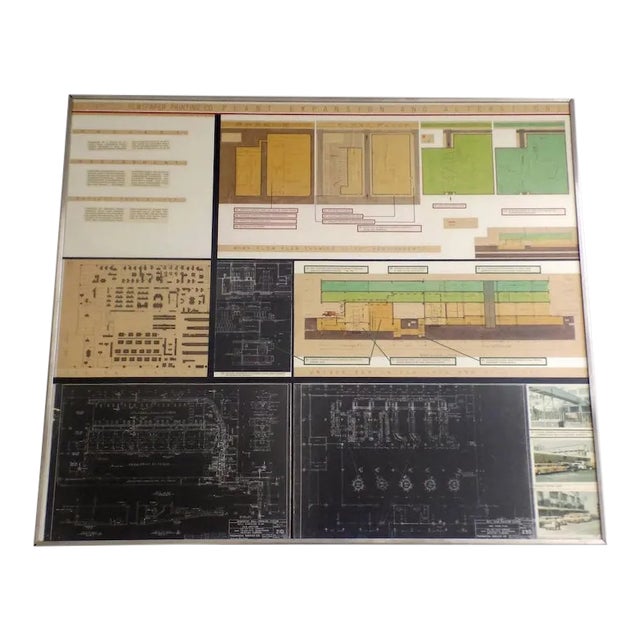 Mid 20th Century San Francisco Architectural Presentation Board For Sale