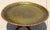 Brass Vintage Moroccan Hand-Engraved Brass Tray Coffee & Side Table Set, 1960s For Sale - Image 8 of 18