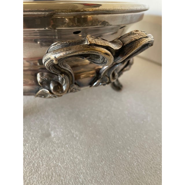 Metal Antique Silver Food Warmer, 1890s For Sale - Image 7 of 13