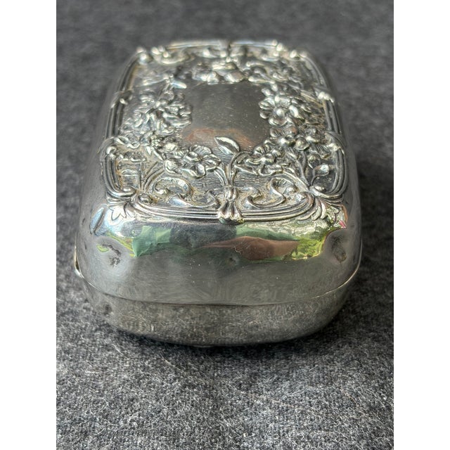 Early 20th Century Antique Sterling Silver Repousse For Sale - Image 5 of 18