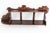 1900 - 1909 Antique Art Nouveau Ginko Wall Shelf in Walnut, France, 1900 For Sale - Image 5 of 16