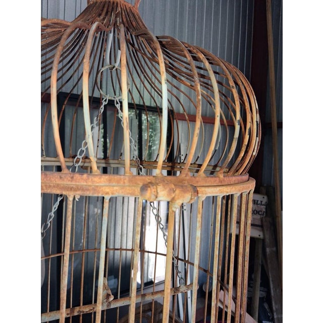 1950s Large Metal Birdcage, Early 20th Century For Sale - Image 5 of 10