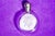Wonderful Antique Round Crystal Victorian Perfume Flask With Sterling Silver Cap Monogram JLC Home Decor Collectible For Sale - Image 11 of 13