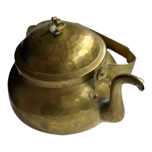 Brass Samovar Tea Pot - Hand Crafted 1890-1910 , Judaica, New York
