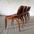 Art Deco Walnut Chairs, 1930, Set of 4 For Sale - Image 3 of 7