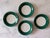 Green Mid 20th Century Set of 4 Shenango Pottery Espresso Cups and Saucers - 8 pcs For Sale - Image 8 of 10