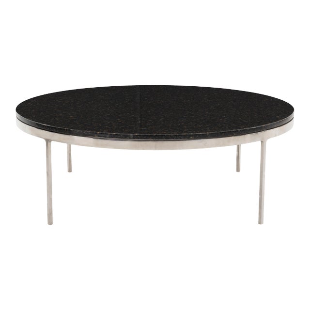 Large Nicos Zographos Granite Coffee Table For Sale