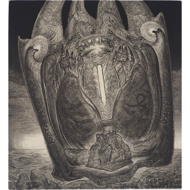 Yves Doaré, Homage to Paolo Veueziano, Original Etching For Sale