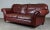 Heritage 3-Seater Brown Leather Mortimer Sofa with Castors by Laura Ashley For Sale - Image 5 of 11