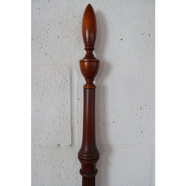 Late 20th Century Eldred Wheeler Cherry Poster Headboard Queen For Sale - Image 5 of 7