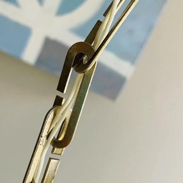 Mid-Century Turquoise Opaline Glass Hanging Light, 1960s For Sale - Image 6 of 10