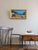 Mid-Century Modern Mid-Century Modern 'Seaside Conversation' Vintage Coastal Landscape Oil Painting by Swedish Artist Eric Elfvén (1921–2008), Framed For Sale - Image 3 of 10