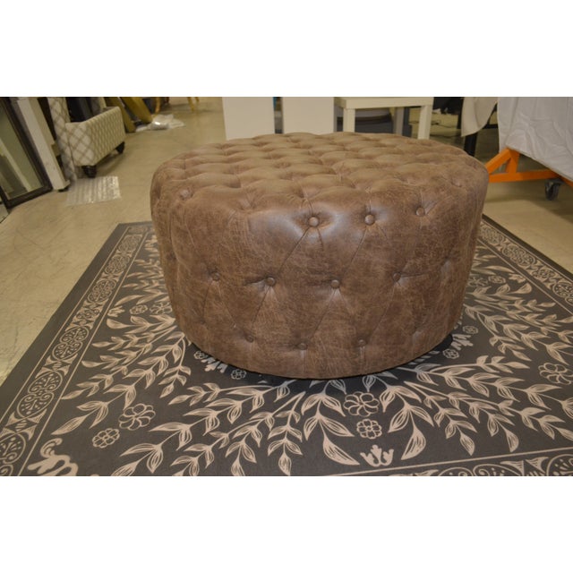 Putman Round Ottoman Showroom Sample Chairish