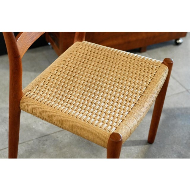 1960s MCM Dining Chairs by Niels Otto Møller for j.l. Møllers Møbelfabrik — Set of 6 (4 Model 75 & 2 Model 84) For Sale - Image 11 of 17