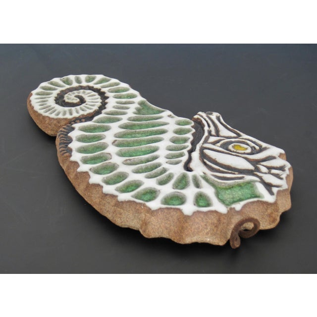 1970s California Pottery Seahorse Sculpture, Victoria Littlejohn For Sale - Image 5 of 10