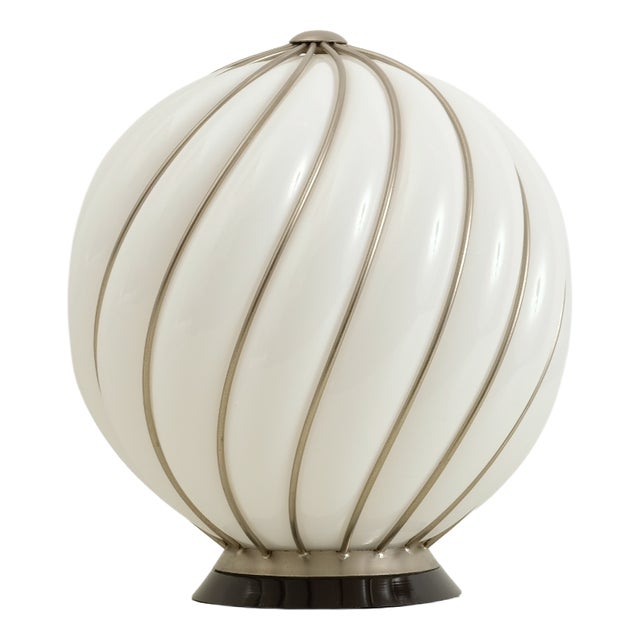 Vintage Table Lamp by Adolf Loos for Veart Murano, Italy, 1960s For Sale