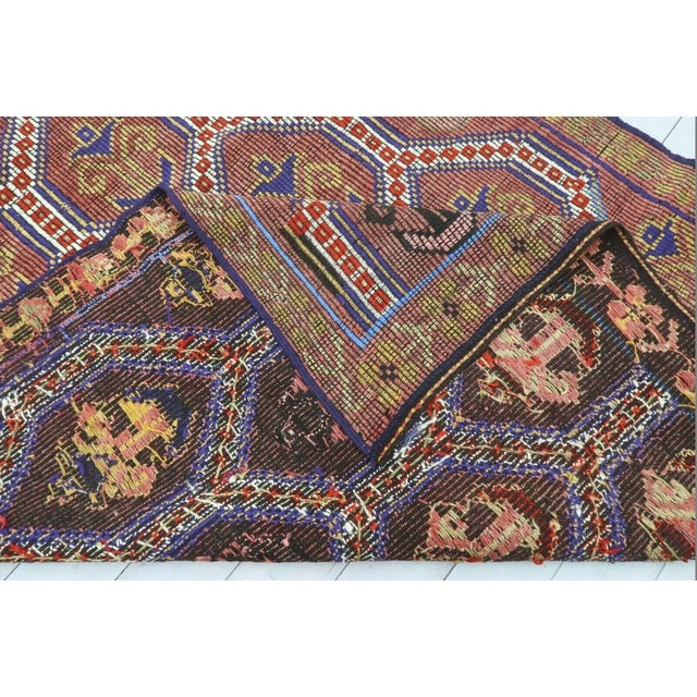 Vintage Turkish Kilim Rug - 69" X 122" For Sale - Image 12 of 13