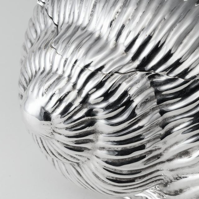 Vintage Silver-Plated Snail Ice Bucket by Teghini, Italy, 1970s For Sale - Image 14 of 18