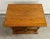 Campaign Drexel Heritage Campaign Style Pecan Wood Nightstand or End Table, a Pair For Sale - Image 3 of 13