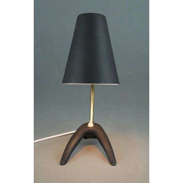 Black Mid-Century Model B52 Desk Lamp from Ewa Värnamo, Sweden, 1950s For Sale - Image 8 of 12