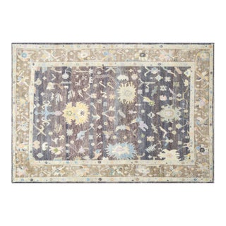 1960s Turkish Oushak Rug For Sale