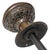 1880s Antique American Bronze Door Knobs With Rosettes - A Pair For Sale - Image 6 of 8