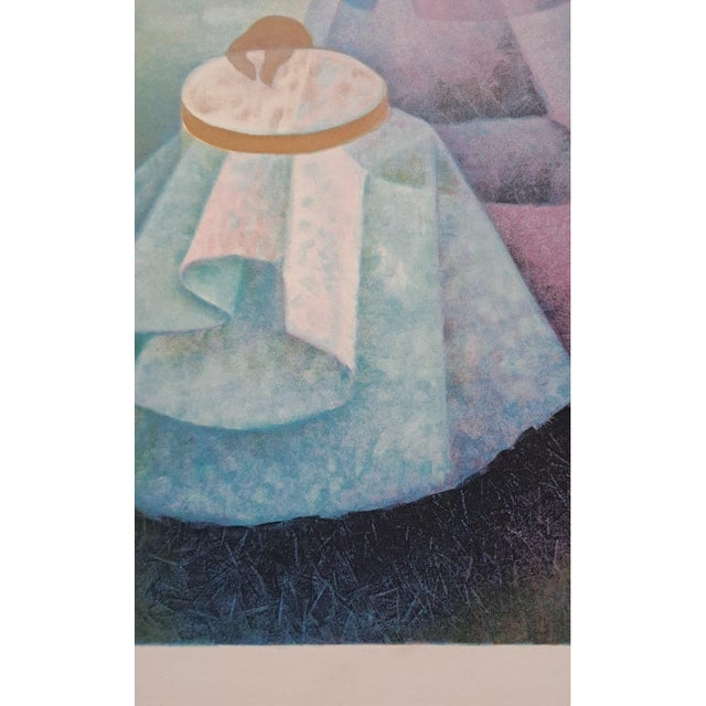Louis Toffoli, The Embroiderer, Lithograph For Sale - Image 4 of 7