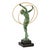 Pierre Le Faguays, Illusion Sculpture of Nude Dancer, 1930, Metal and Marble For Sale - Image 3 of 10