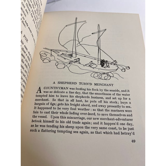 Paper 1967 Fables of Aesop Alexander Calder Book For Sale - Image 7 of 12