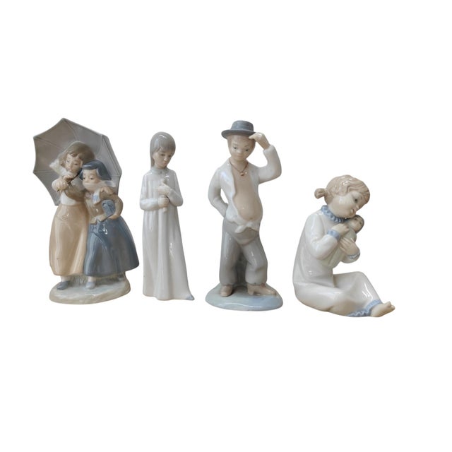 Porcelain Figures from Zaphir Lladró, 1950s, Set of 4 For Sale - Image 9 of 9