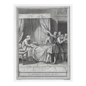 Antique Le Laboureur Et Ses Enfans Jean Baptiste Oudry Print