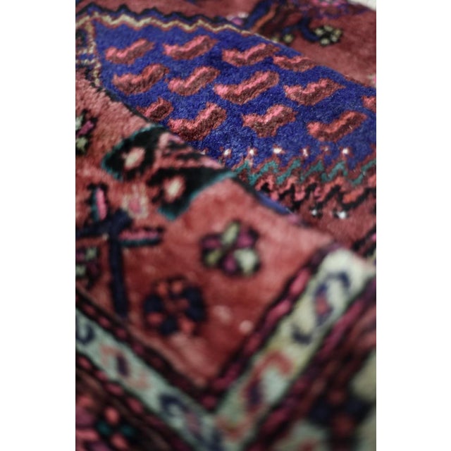 Vintage Hand-Woven Oriental Hamadan Rug, 1960s For Sale - Image 13 of 18