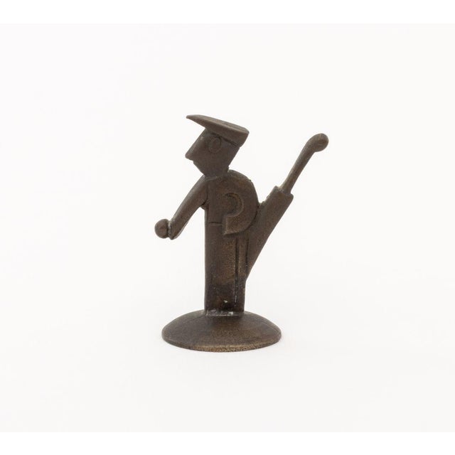 Hagenauer Werkstätte Werkstatte Hagenauer Vintage Art Deco Figural Bronze Sculptures, 3 For Sale - Image 4 of 7