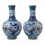 Monumental Pair of Chinese Cloisonne Enamel Blue and White Dragons Vases For Sale